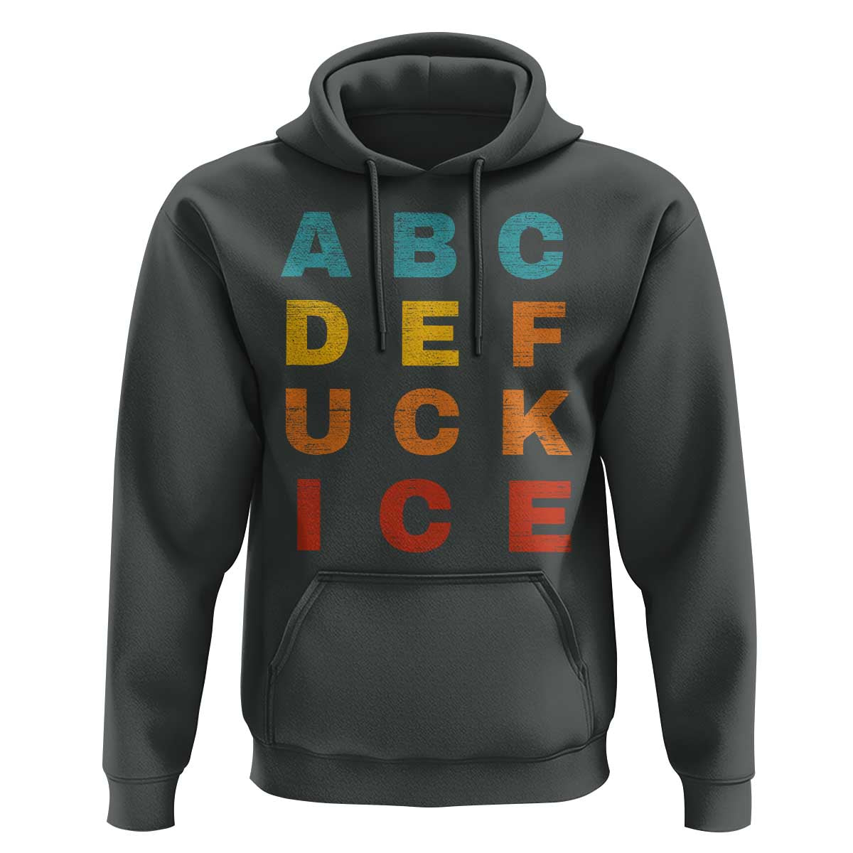 Fck Ice Hoodie Retro Protest Chinga La Migra Subtle FDT