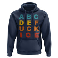 Fck Ice Hoodie Retro Protest Chinga La Migra Subtle FDT