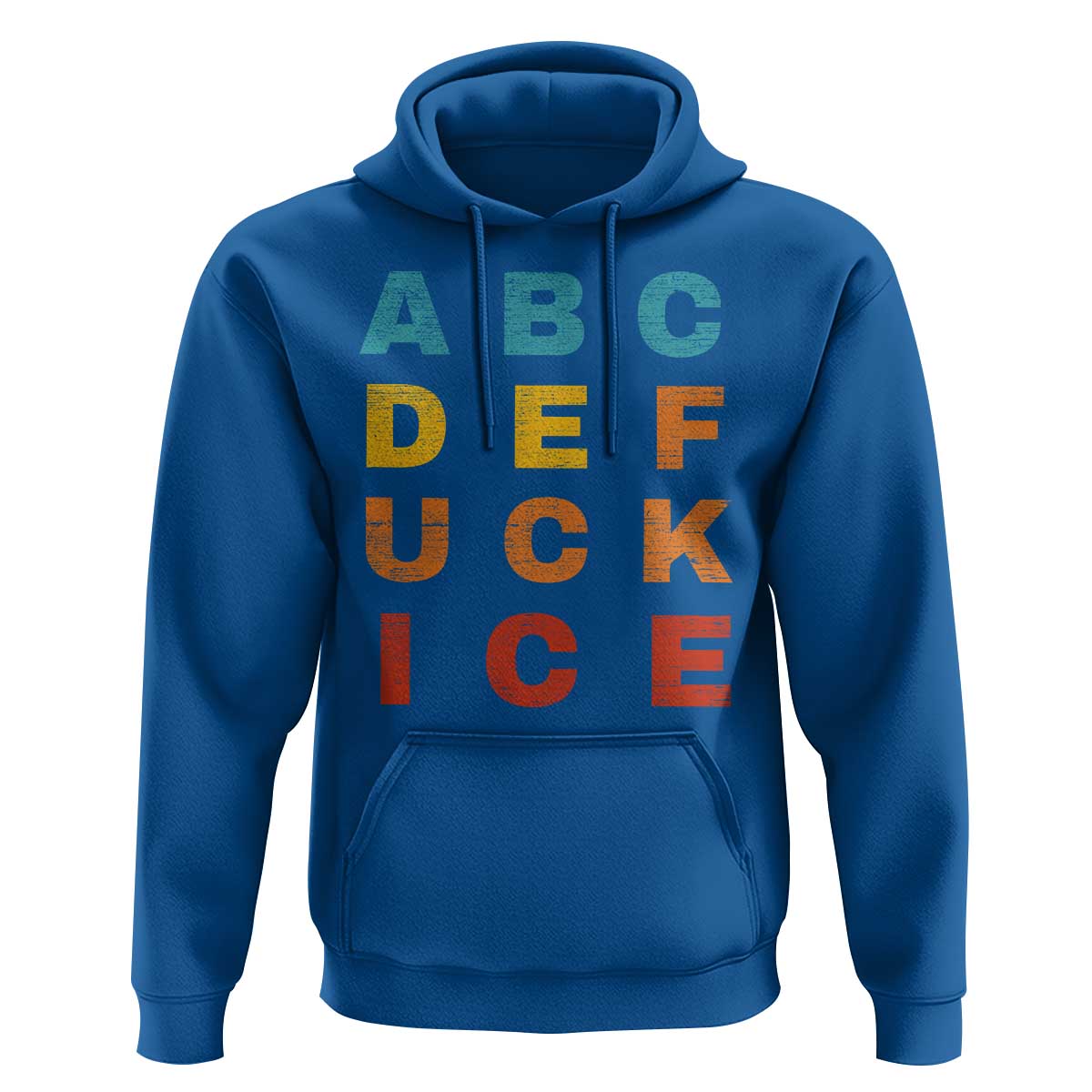 Fck Ice Hoodie Retro Protest Chinga La Migra Subtle FDT