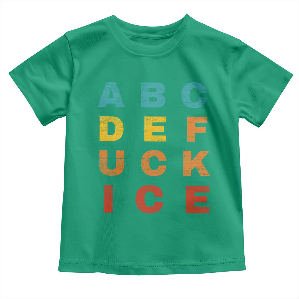 Fck Ice Toddler T Shirt Retro Protest Chinga La Migra Subtle FDT