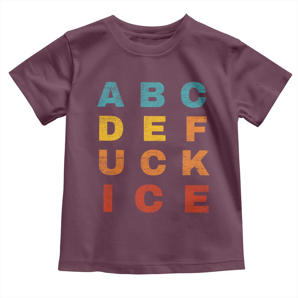 Fck Ice Toddler T Shirt Retro Protest Chinga La Migra Subtle FDT