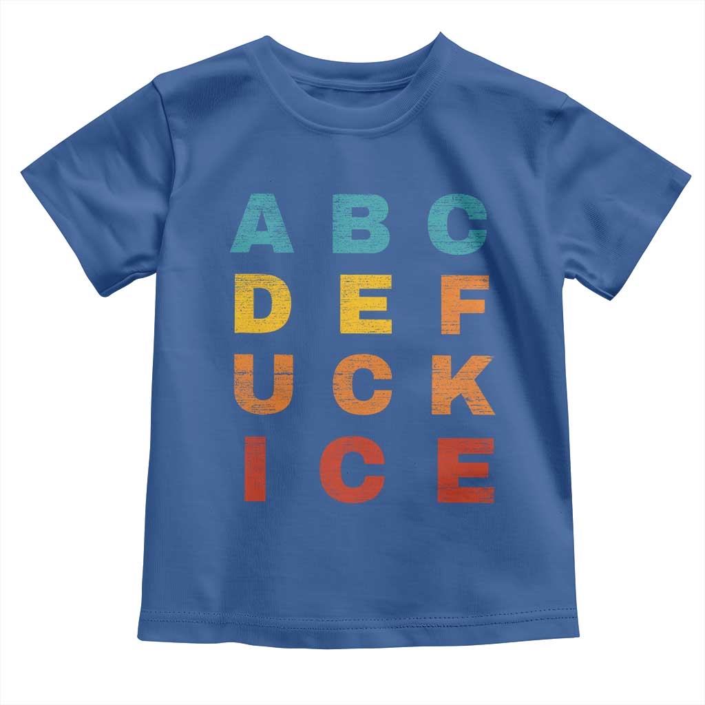 Fck Ice Toddler T Shirt Retro Protest Chinga La Migra Subtle FDT