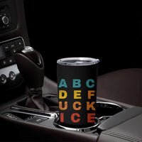 Fck Ice Tumbler Cup Retro Protest Chinga La Migra Subtle FDT