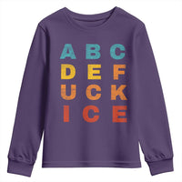 Fck Ice Youth Sweatshirt Retro Protest Chinga La Migra Subtle FDT