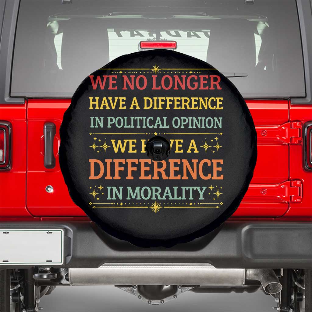 Difference In Morality Spare Tire Cover Political Differences Protest Rally