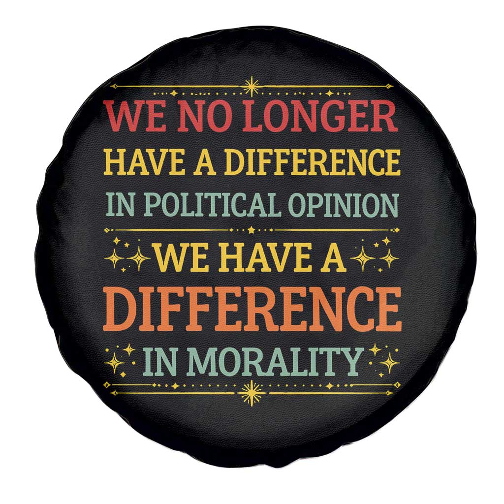 Difference In Morality Spare Tire Cover Political Differences Protest Rally