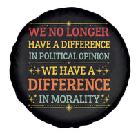 Difference In Morality Spare Tire Cover Political Differences Protest Rally