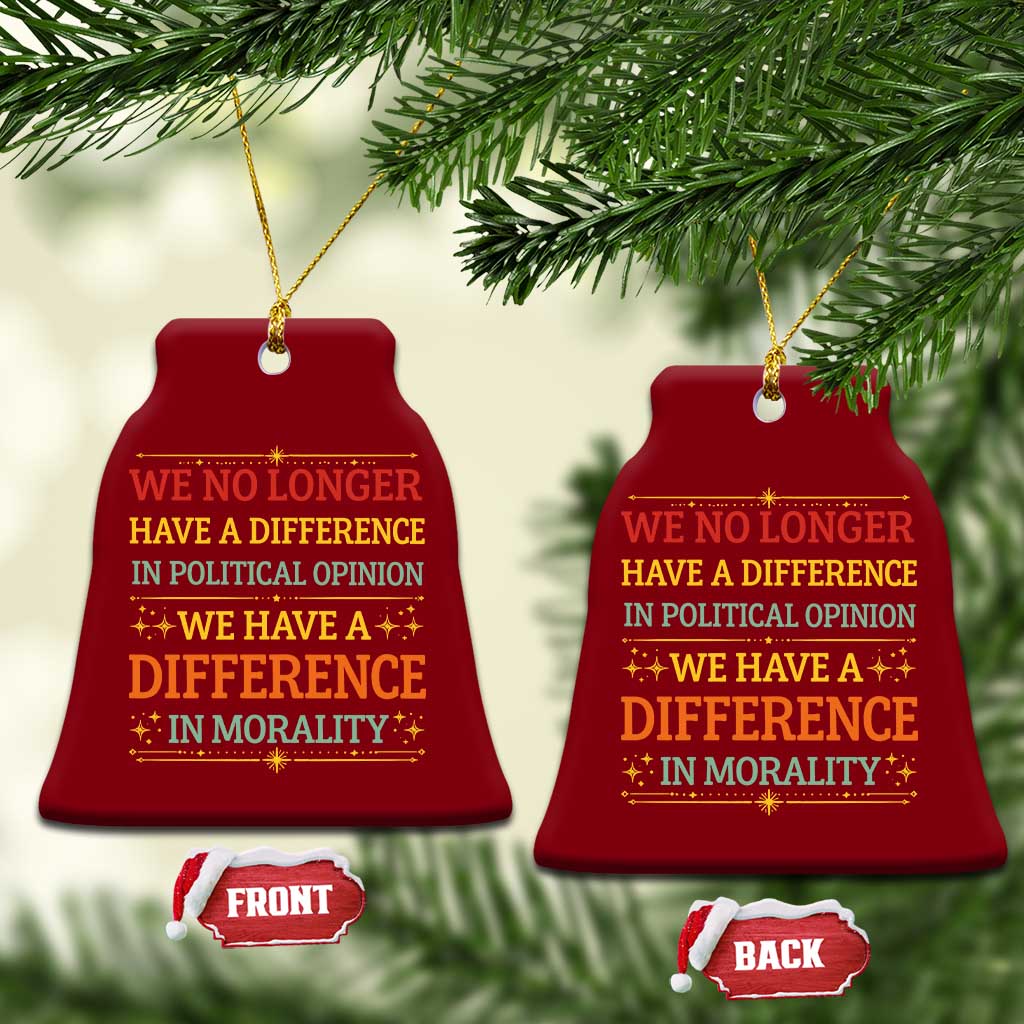 Difference In Morality Ceramic Ornament Political Differences Protest Rally