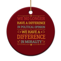 Difference In Morality Ceramic Ornament Political Differences Protest Rally