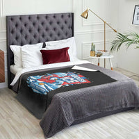 Abolish Ice Throw Blanket Subtle FDT Penguin Slush Drink Funny Summer Chill Mode