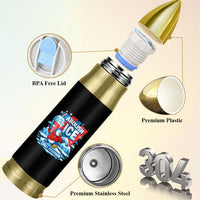 Abolish Ice Bullet Tumbler Subtle FDT Penguin Slush Drink Funny Summer Chill Mode