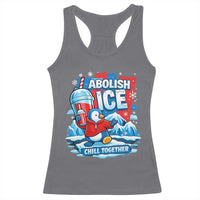 Abolish Ice Racerback Tank Top Subtle FDT Penguin Slush Drink Funny Summer Chill Mode