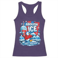 Abolish Ice Racerback Tank Top Subtle FDT Penguin Slush Drink Funny Summer Chill Mode