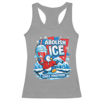 Abolish Ice Racerback Tank Top Subtle FDT Penguin Slush Drink Funny Summer Chill Mode