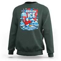 Abolish Ice Sweatshirt Subtle FDT Penguin Slush Drink Funny Summer Chill Mode