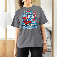 Abolish Ice T Shirt For Women Subtle FDT Penguin Slush Drink Funny Summer Chill Mode
