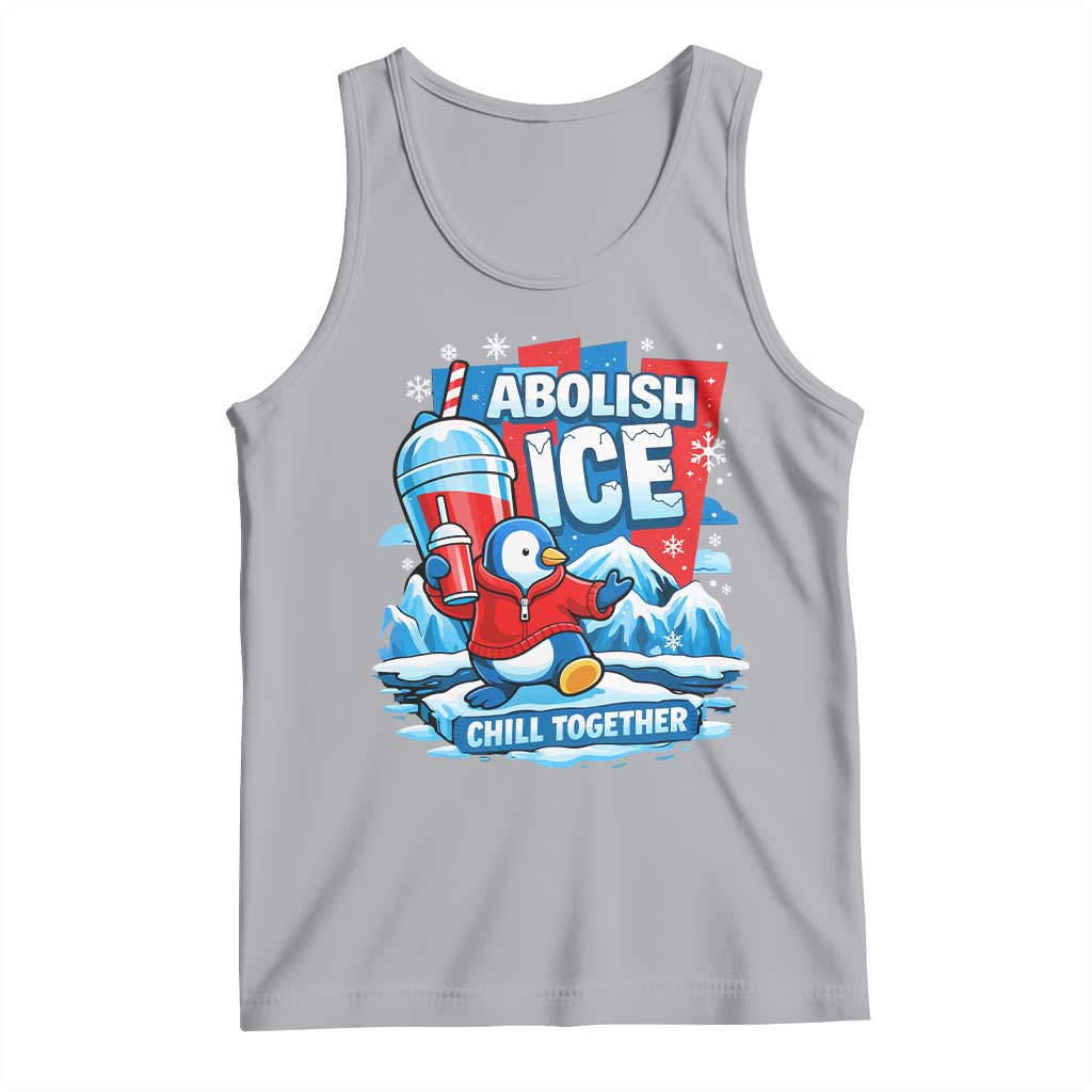 Abolish Ice Tank Top Subtle FDT Penguin Slush Drink Funny Summer Chill Mode