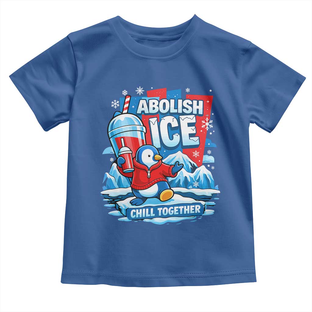 Abolish Ice Toddler T Shirt Subtle FDT Penguin Slush Drink Funny Summer Chill Mode