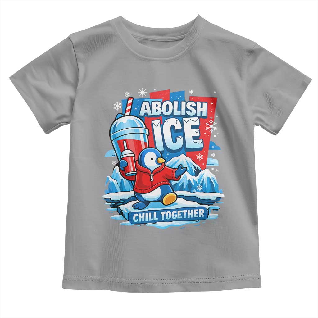 Abolish Ice Toddler T Shirt Subtle FDT Penguin Slush Drink Funny Summer Chill Mode