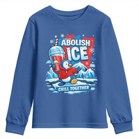 Abolish Ice Youth Sweatshirt Subtle FDT Penguin Slush Drink Funny Summer Chill Mode