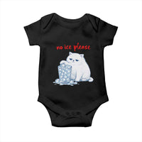 Abolish Ice Protest Baby Onesie Subtle FDT Cat Meme No Ice Please