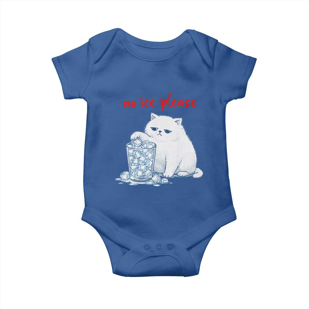 Abolish Ice Protest Baby Onesie Subtle FDT Cat Meme No Ice Please