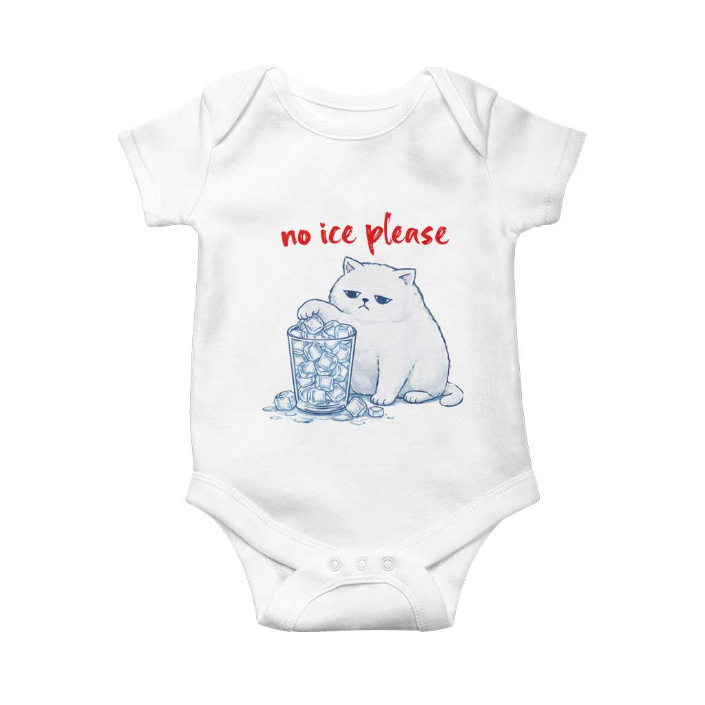 Abolish Ice Protest Baby Onesie Subtle FDT Cat Meme No Ice Please