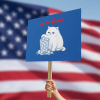 Abolish Ice Protest Protest Sign Subtle FDT Cat Meme No Ice Please