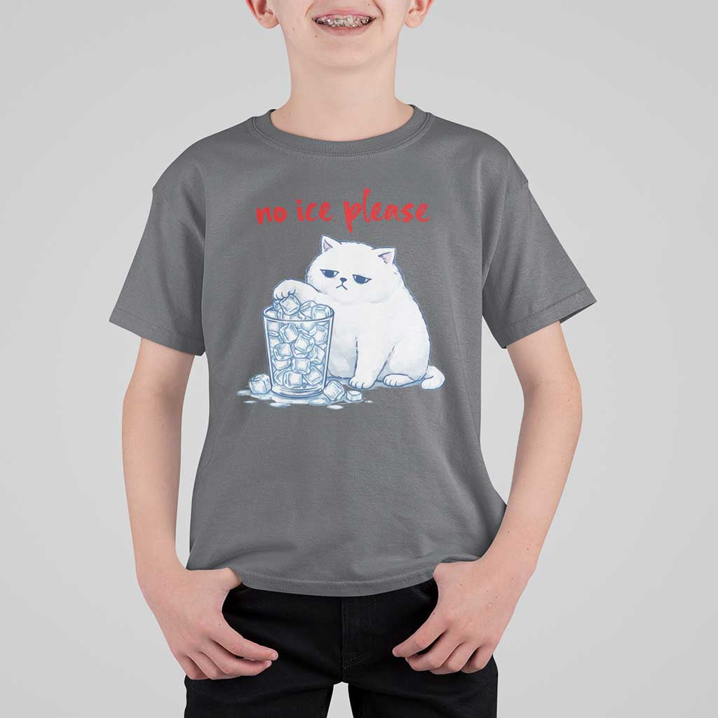 Abolish Ice Protest T Shirt For Kid Subtle FDT Cat Meme No Ice Please