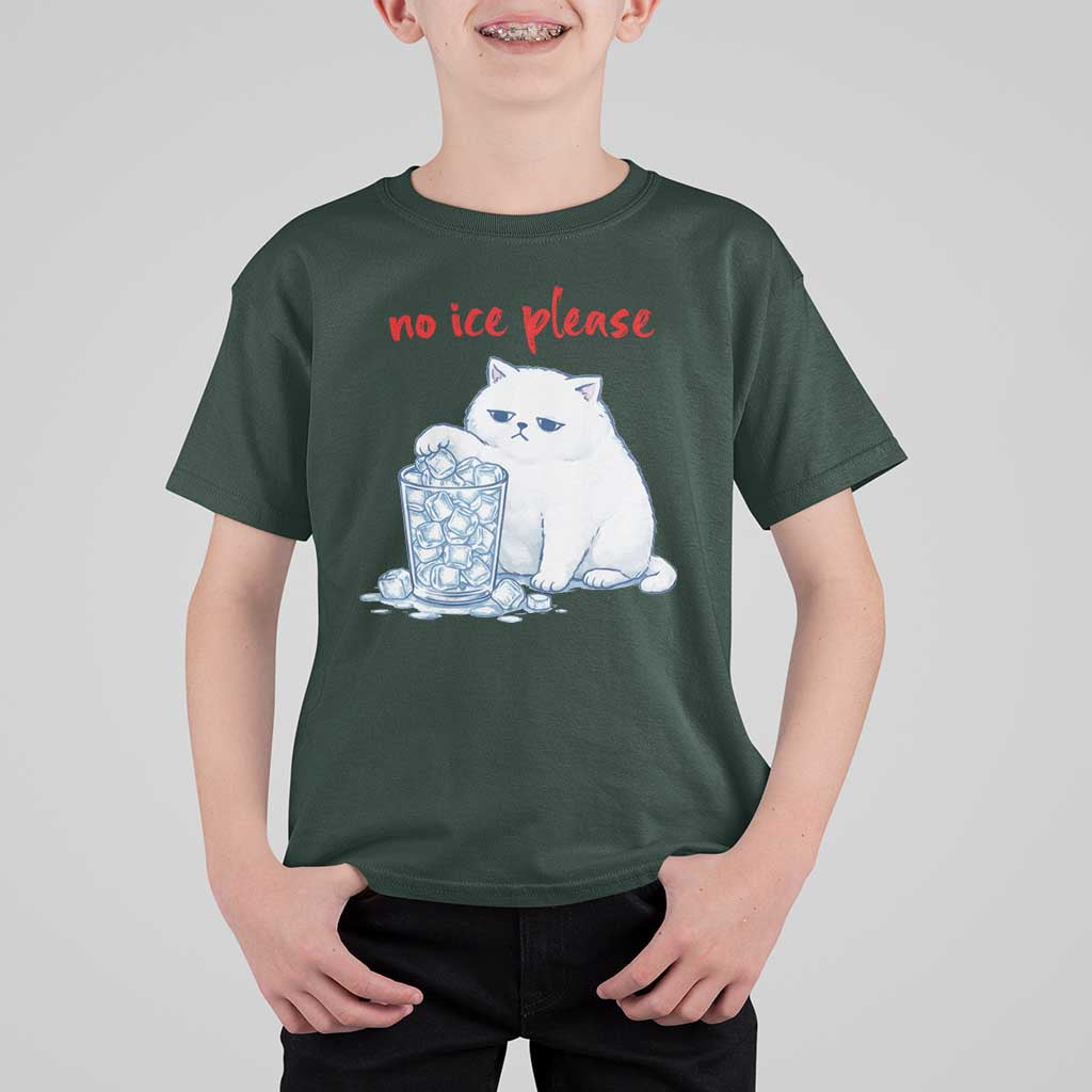 Abolish Ice Protest T Shirt For Kid Subtle FDT Cat Meme No Ice Please