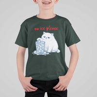 Abolish Ice Protest T Shirt For Kid Subtle FDT Cat Meme No Ice Please
