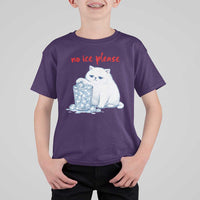 Abolish Ice Protest T Shirt For Kid Subtle FDT Cat Meme No Ice Please