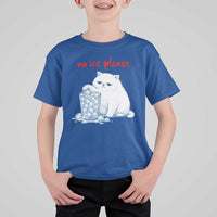 Abolish Ice Protest T Shirt For Kid Subtle FDT Cat Meme No Ice Please
