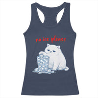 Abolish Ice Protest Racerback Tank Top Subtle FDT Cat Meme No Ice Please