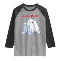 Abolish Ice Protest Raglan Shirt Subtle FDT Cat Meme No Ice Please