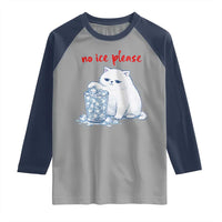 Abolish Ice Protest Raglan Shirt Subtle FDT Cat Meme No Ice Please