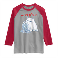 Abolish Ice Protest Raglan Shirt Subtle FDT Cat Meme No Ice Please
