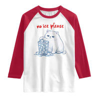 Abolish Ice Protest Raglan Shirt Subtle FDT Cat Meme No Ice Please