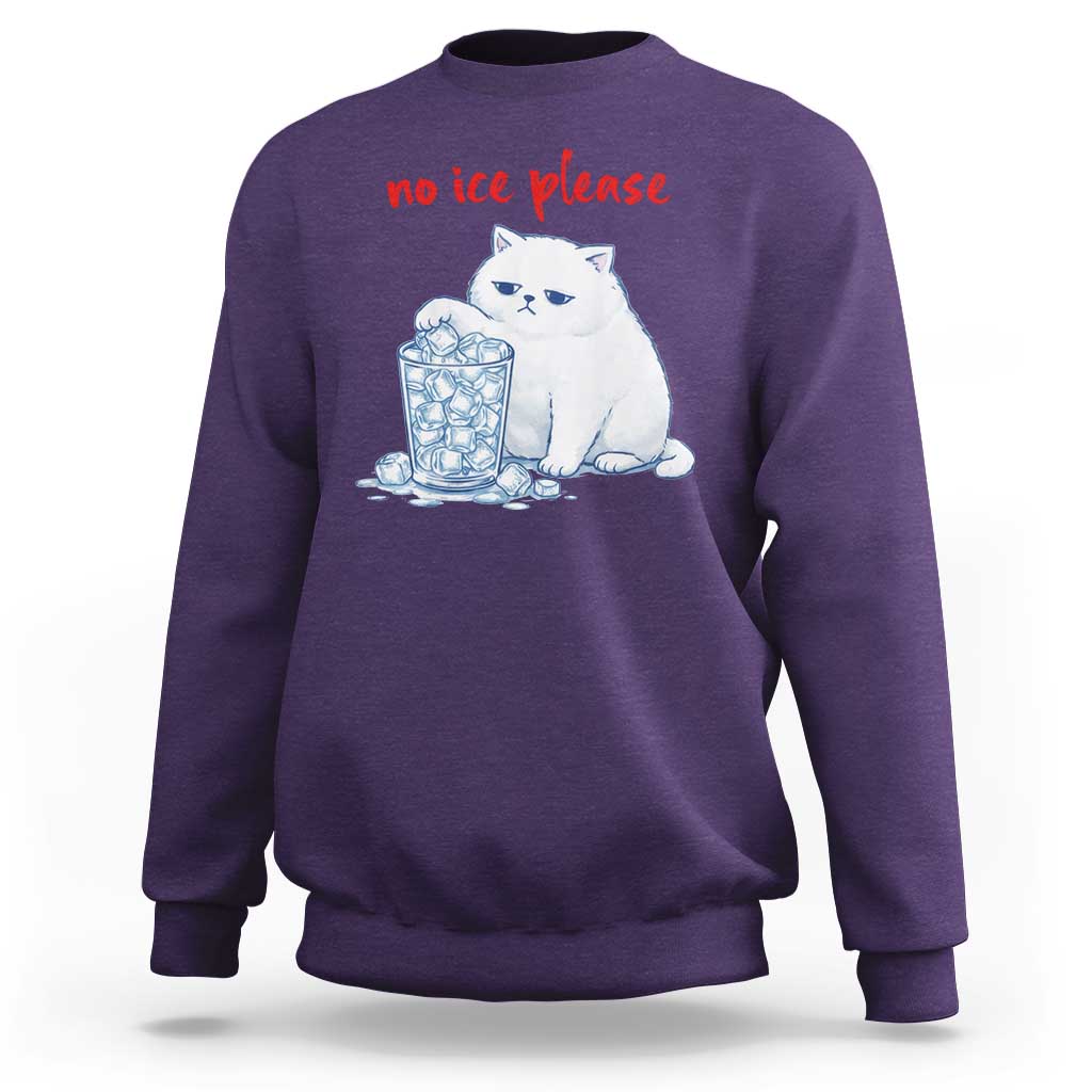 Abolish Ice Protest Sweatshirt Subtle FDT Cat Meme No Ice Please