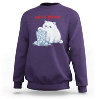 Abolish Ice Protest Sweatshirt Subtle FDT Cat Meme No Ice Please