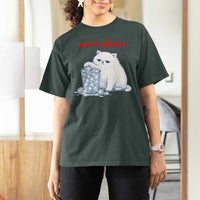 Abolish Ice Protest T Shirt For Women Subtle FDT Cat Meme No Ice Please