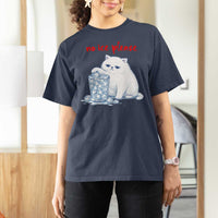 Abolish Ice Protest T Shirt For Women Subtle FDT Cat Meme No Ice Please