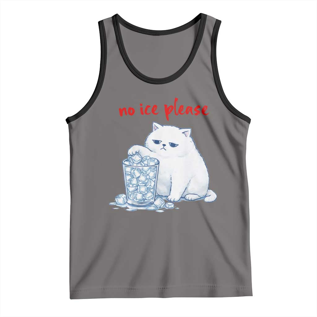 Abolish Ice Protest Tank Top Subtle FDT Cat Meme No Ice Please