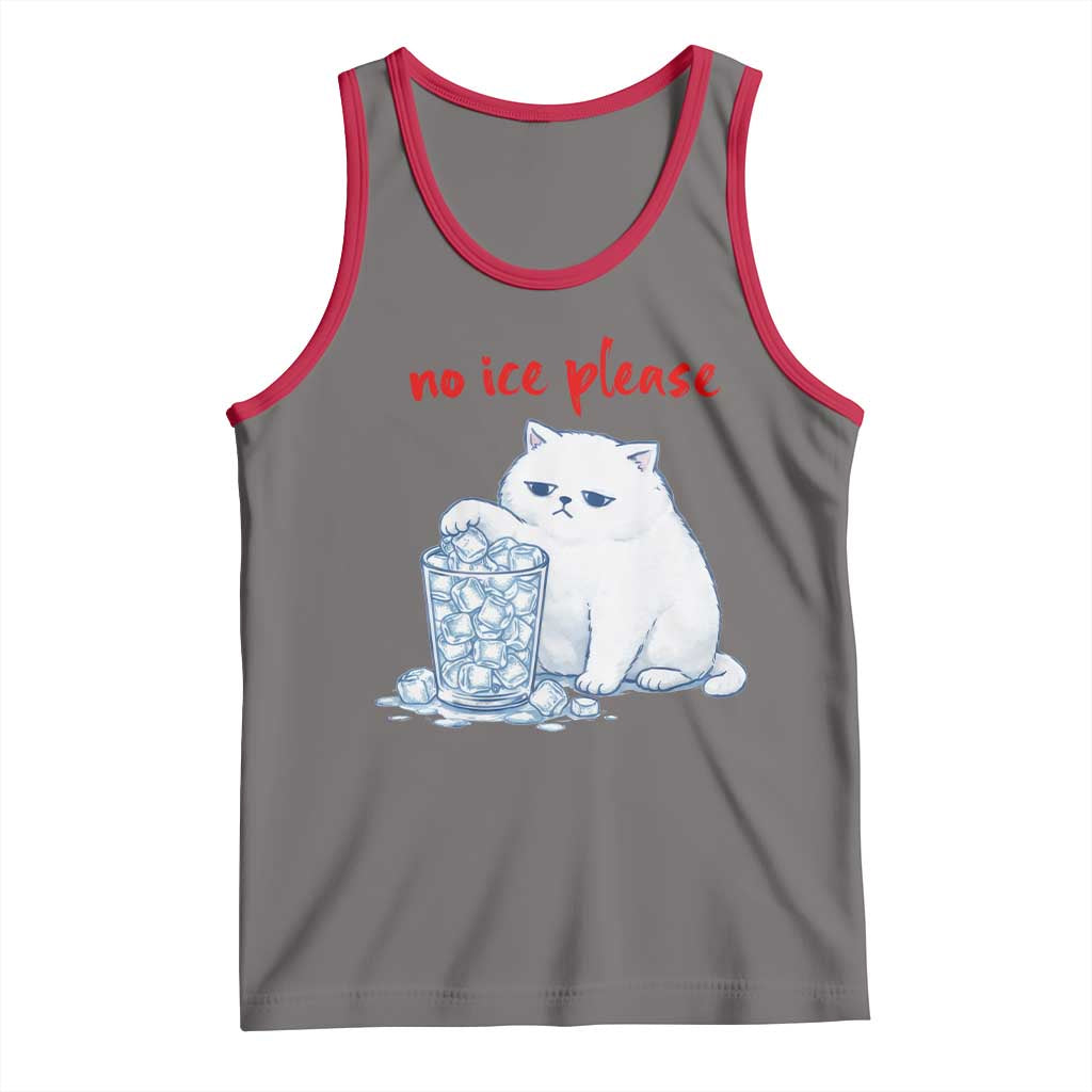 Abolish Ice Protest Tank Top Subtle FDT Cat Meme No Ice Please
