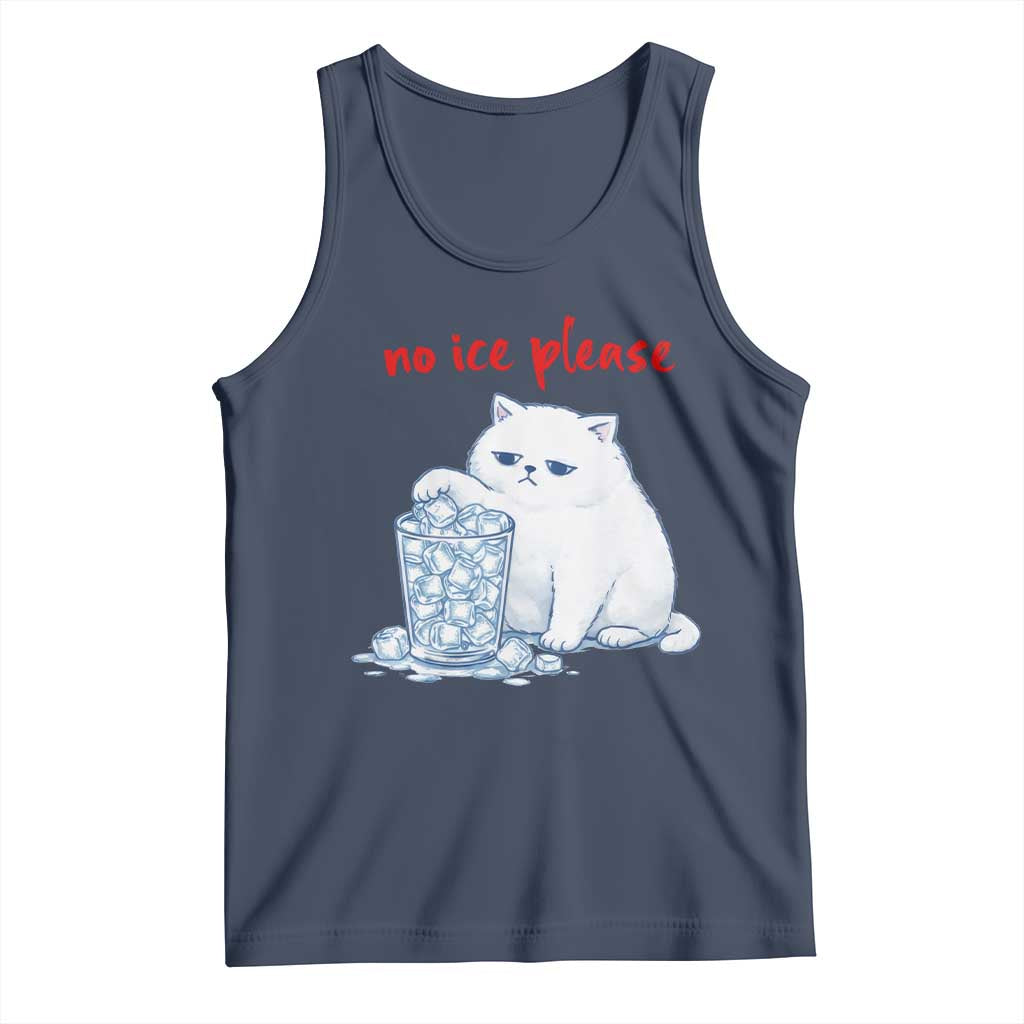Abolish Ice Protest Tank Top Subtle FDT Cat Meme No Ice Please