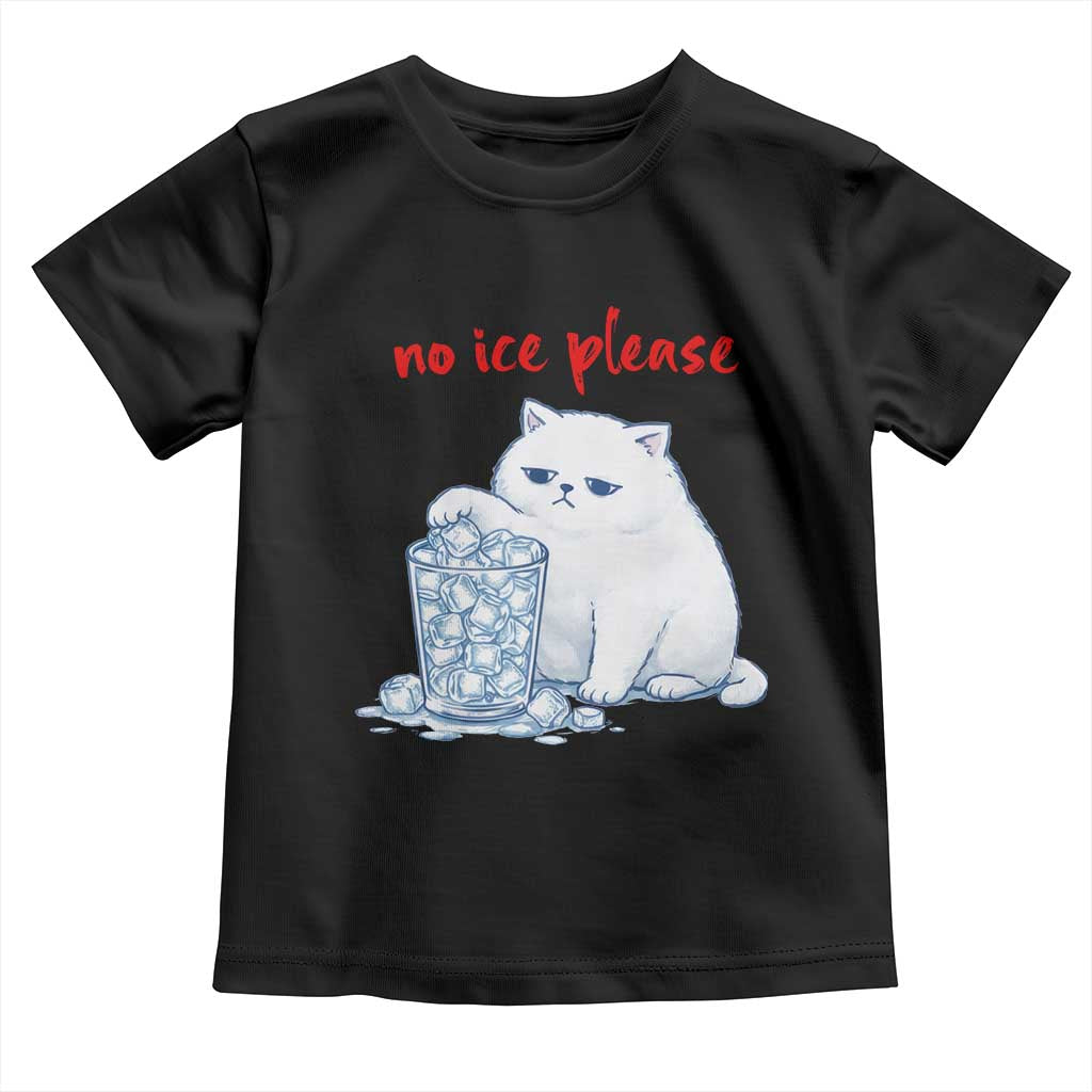 Abolish Ice Protest Toddler T Shirt Subtle FDT Cat Meme No Ice Please