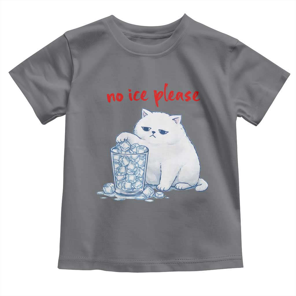 Abolish Ice Protest Toddler T Shirt Subtle FDT Cat Meme No Ice Please