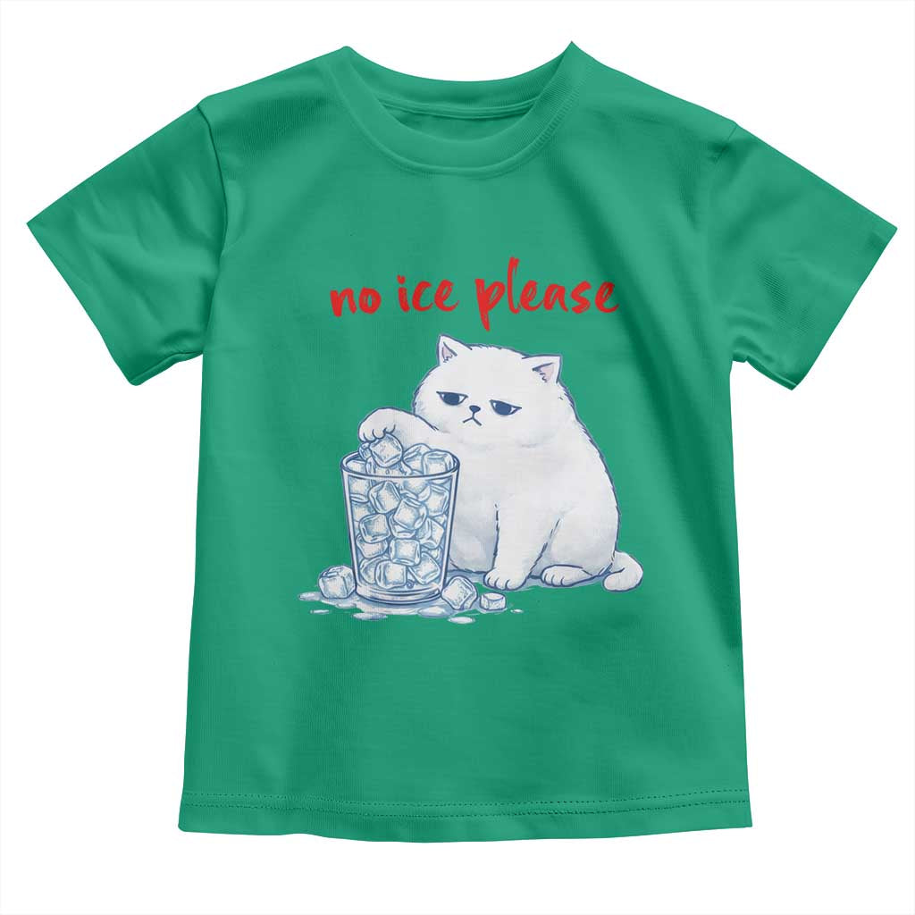 Abolish Ice Protest Toddler T Shirt Subtle FDT Cat Meme No Ice Please