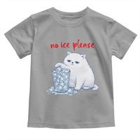 Abolish Ice Protest Toddler T Shirt Subtle FDT Cat Meme No Ice Please