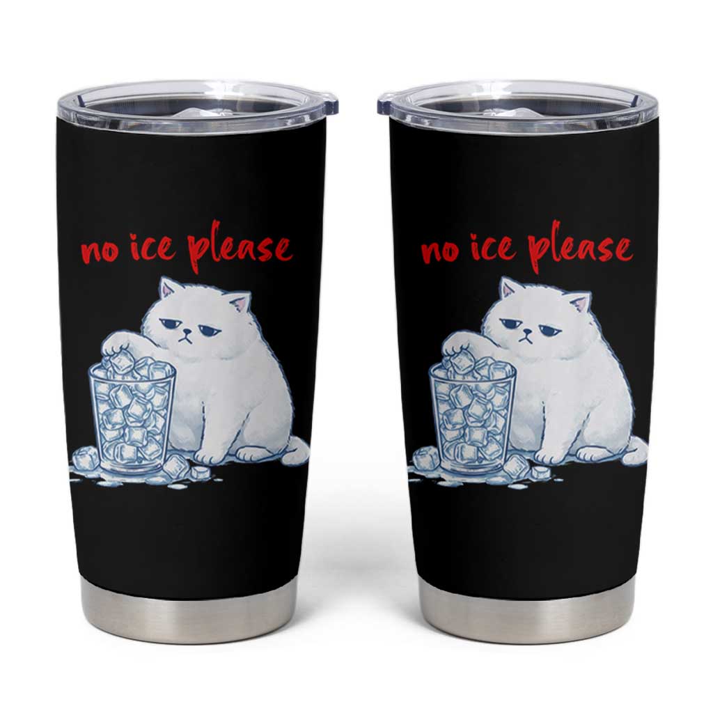 Abolish Ice Protest Tumbler Cup Subtle FDT Cat Meme No Ice Please